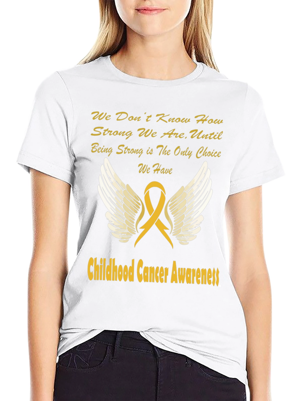 Childhood Cancer Awareness Graphic T-Shirt