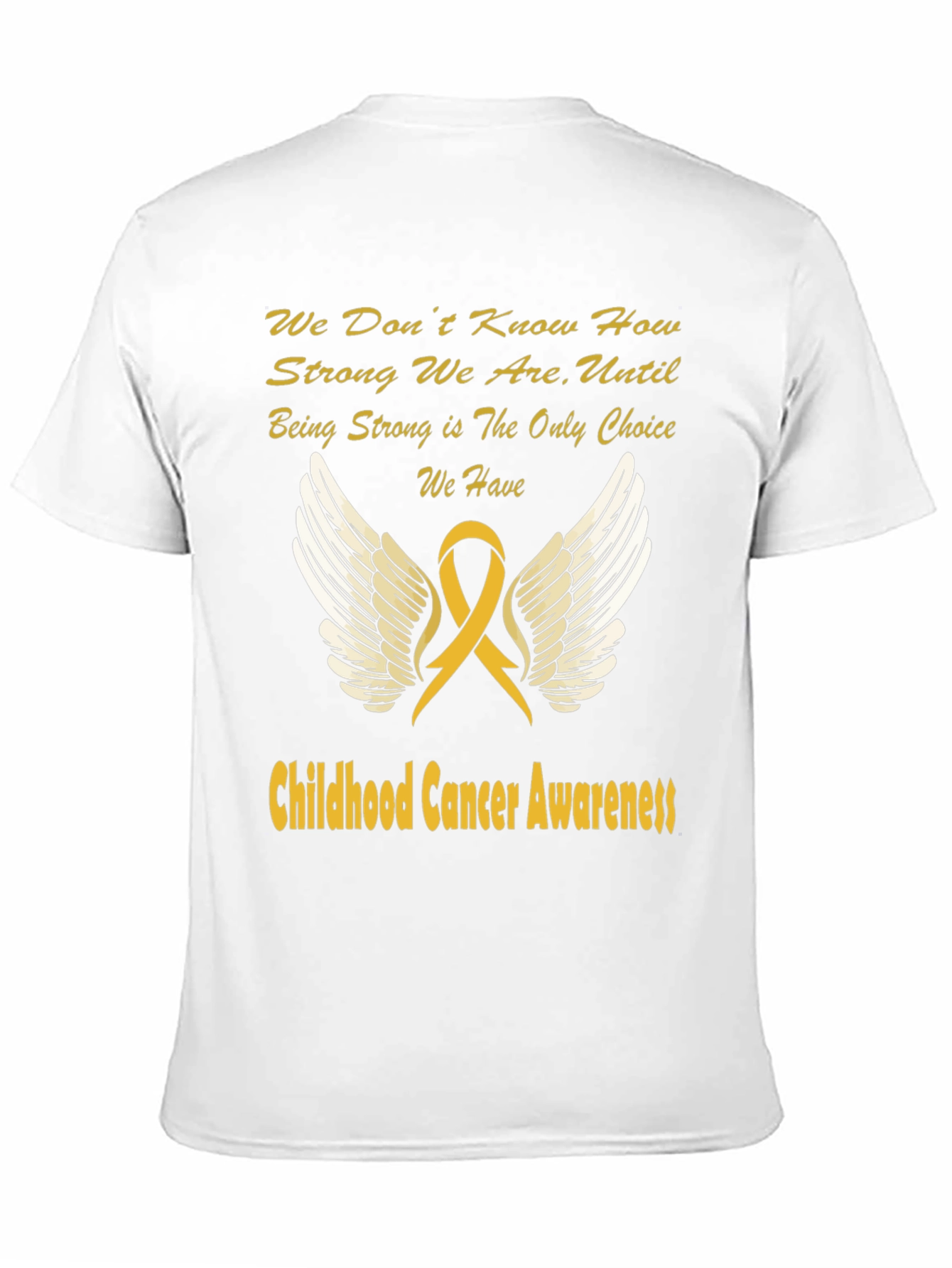 Childhood Cancer Awareness Graphic T-Shirt