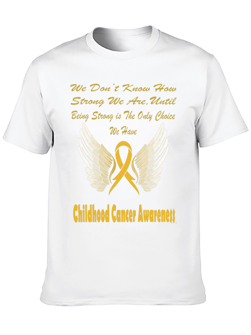Childhood Cancer Awareness Graphic T-Shirt