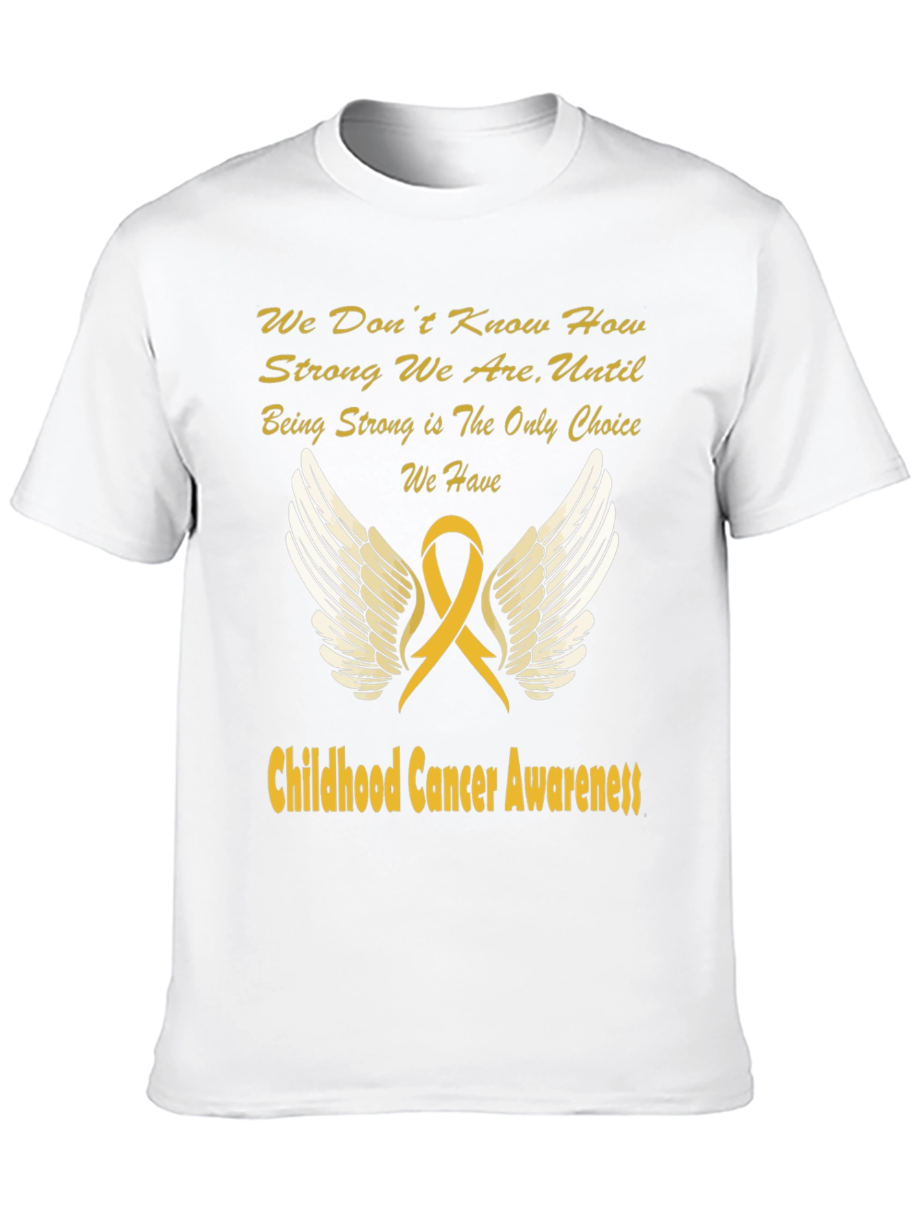 Childhood Cancer Awareness Graphic T-Shirt