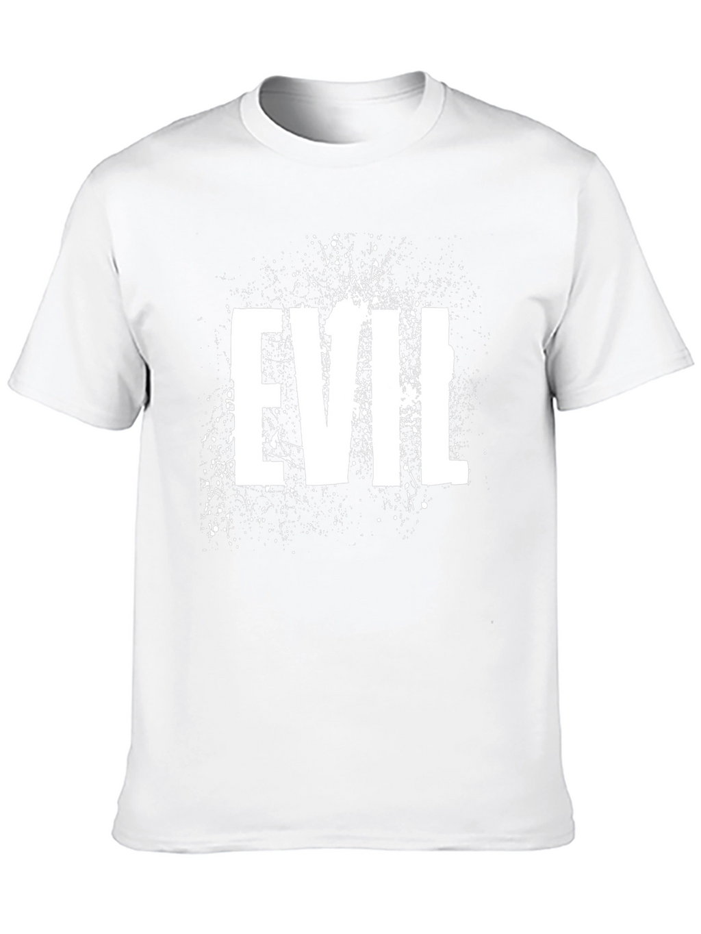 Evil Graphic Print T-Shirt - Black