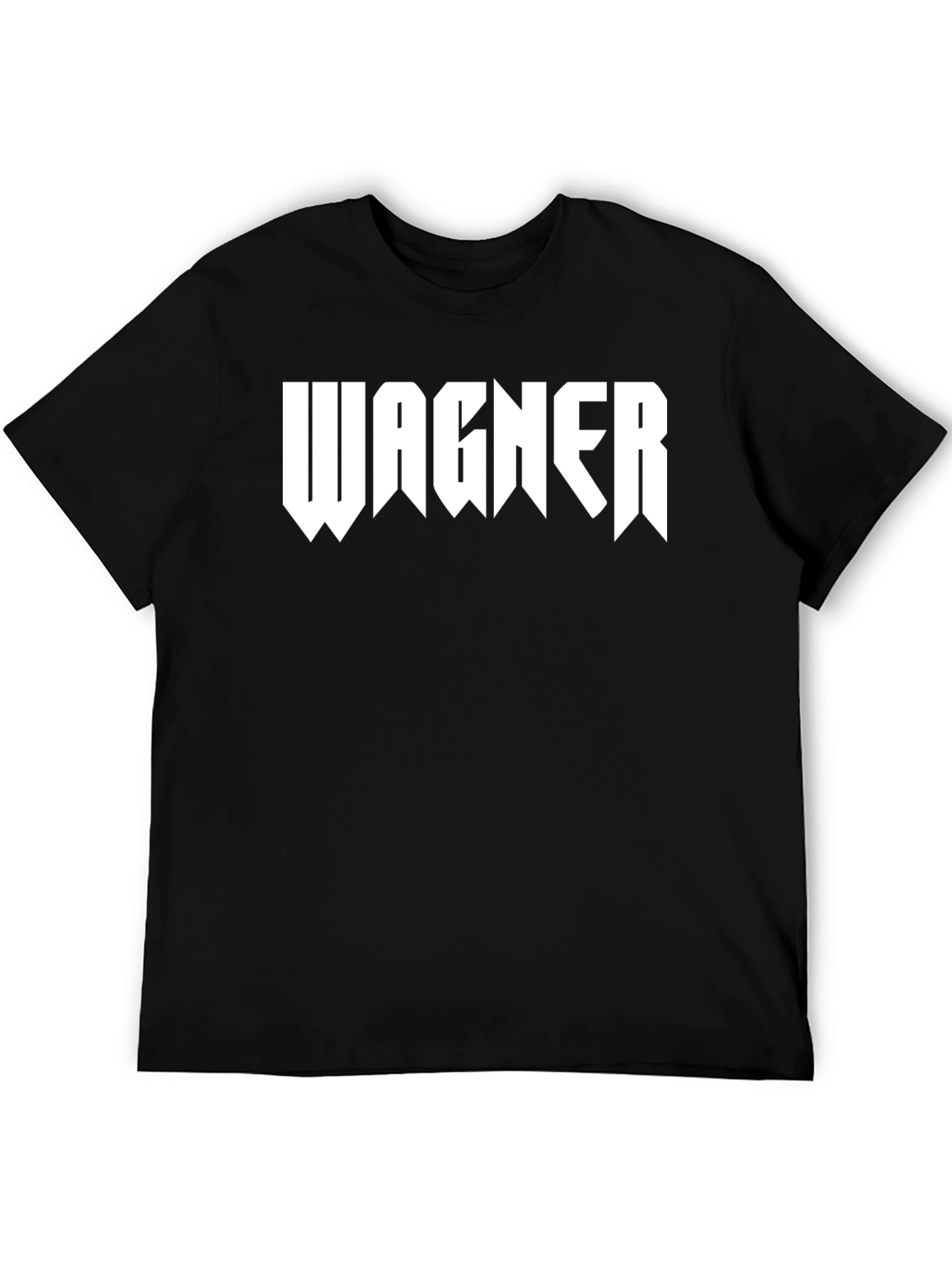 Wagner Graphic Tee - Black Cotton T-Shirt