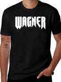 Wagner Graphic Tee - Black Cotton T-Shirt