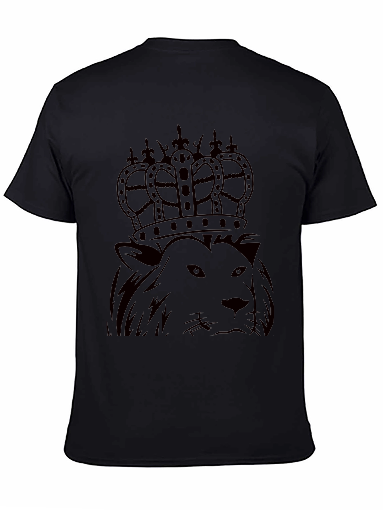 Lion Crown Graphic Tee - King of the Jungle Shirt