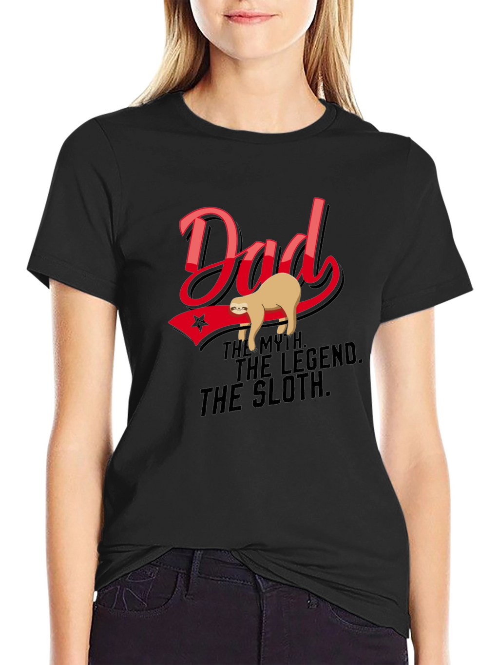 Dad: The Myth. The Legend. The Sloth T-Shirt
