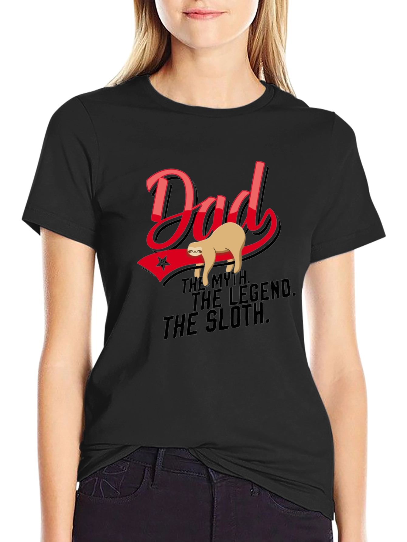 Dad: The Myth. The Legend. The Sloth T-Shirt