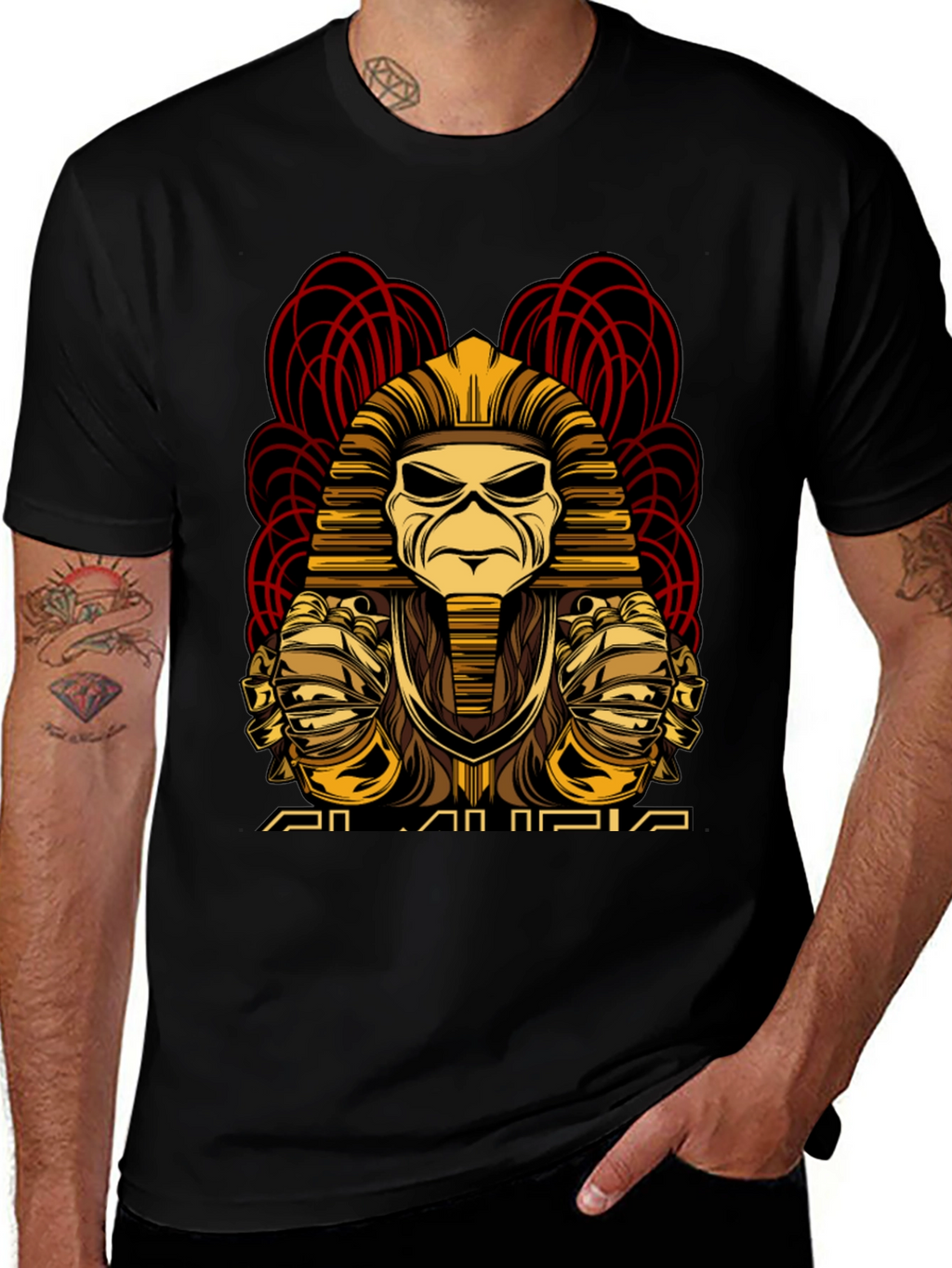 Egyptian Pharaoh Graphic T-Shirt
