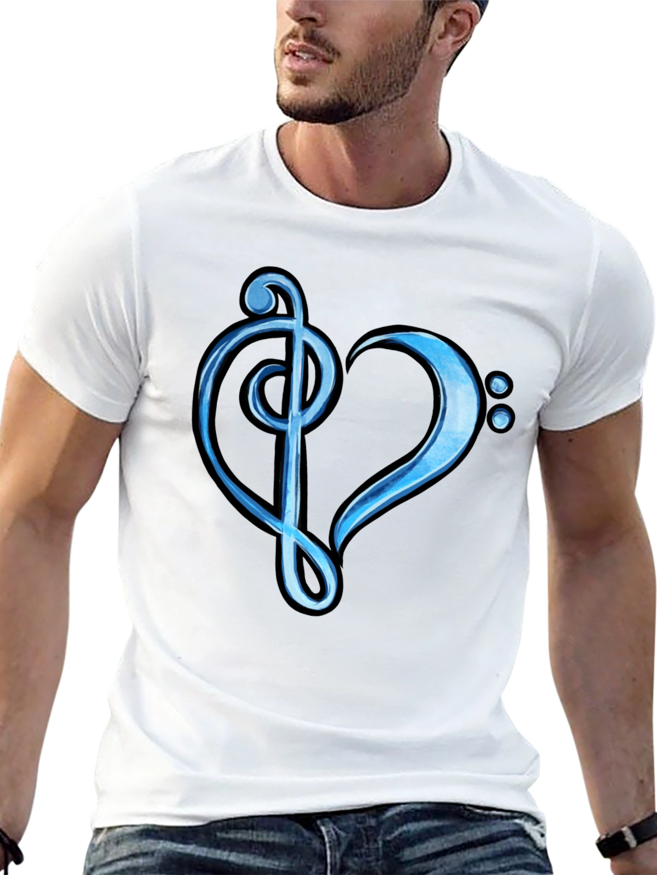 Musical Heart T-Shirt - Express Your Love