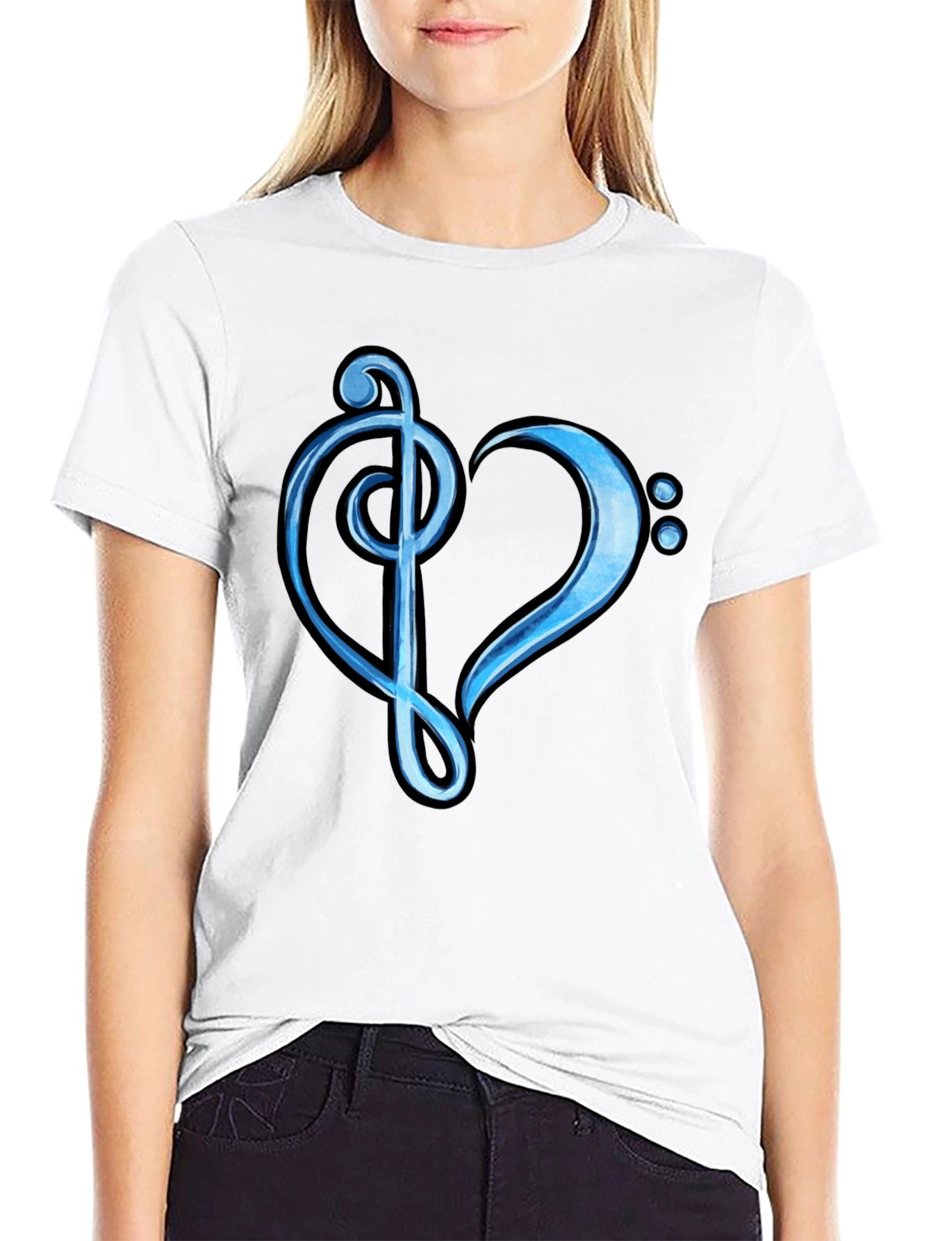 Musical Heart T-Shirt - Express Your Love