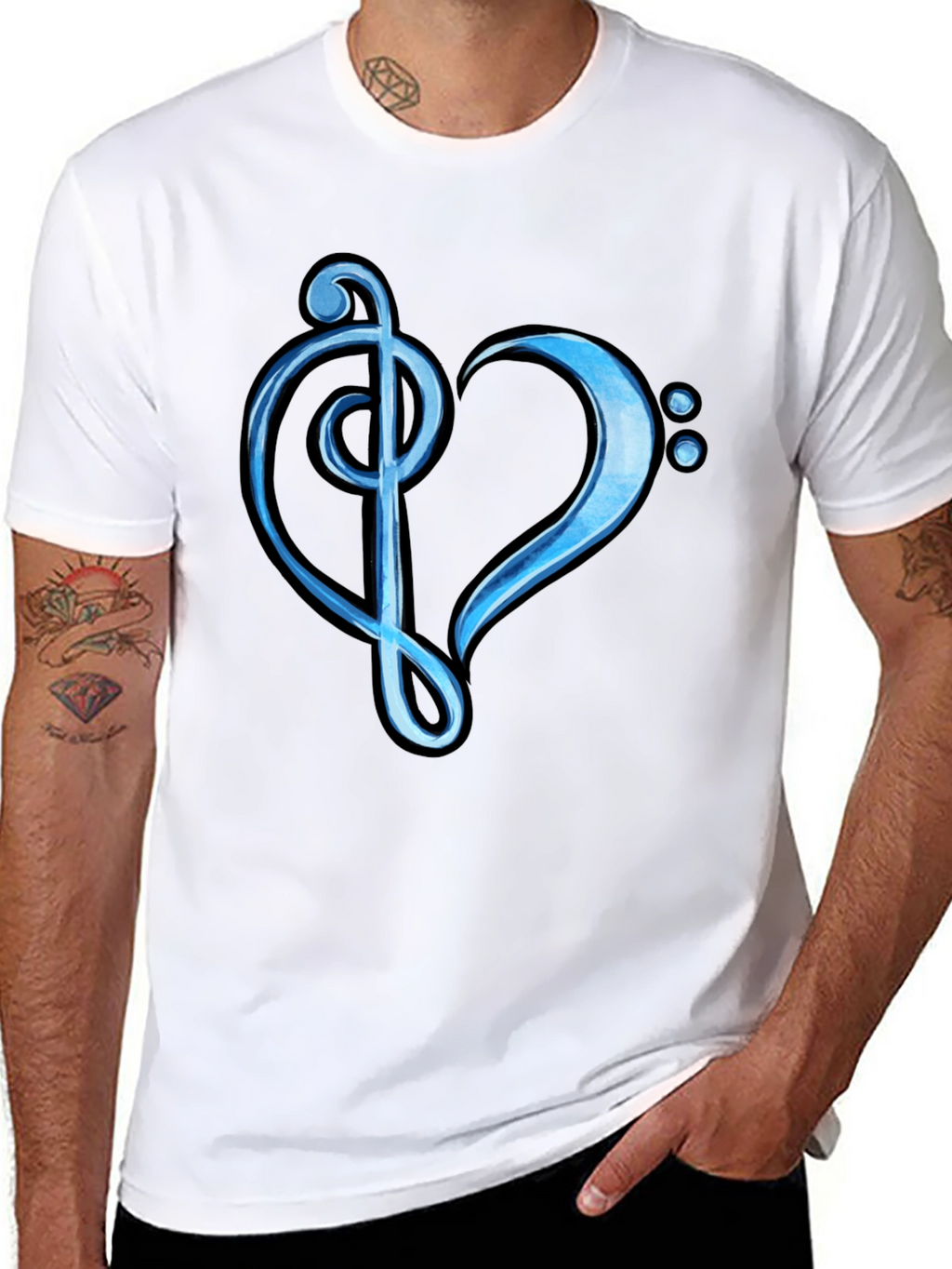 Musical Heart T-Shirt - Express Your Love