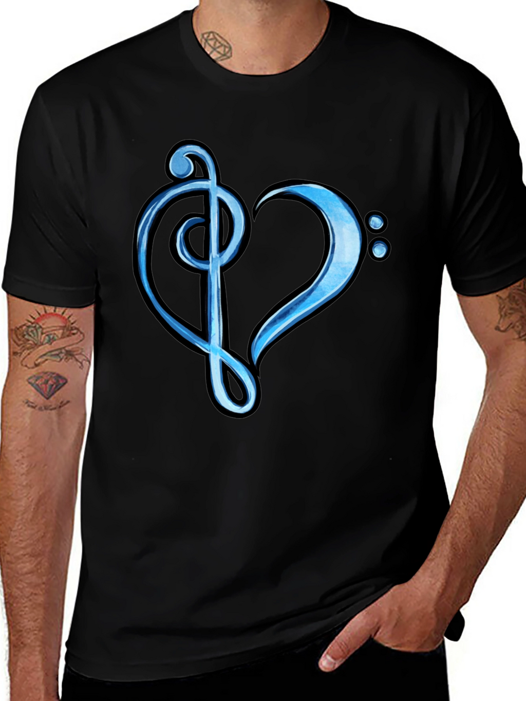 Musical Heart T-Shirt - Express Your Love