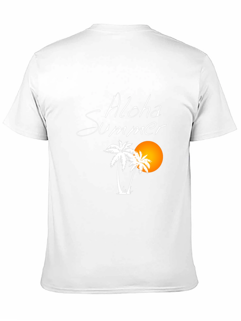 Aloha Summer Black Graphic T-Shirt