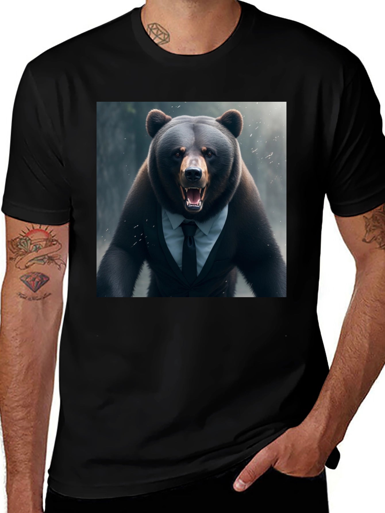 Bear Boss T-Shirt - Fierce Style