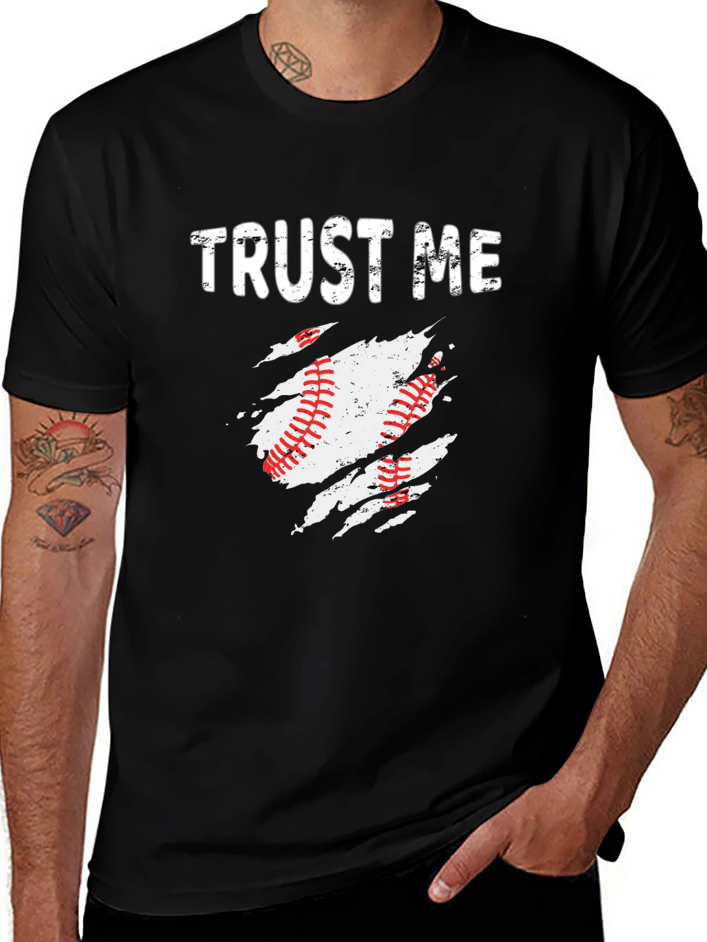 Trust Me Baseball Graphic T-Shirt