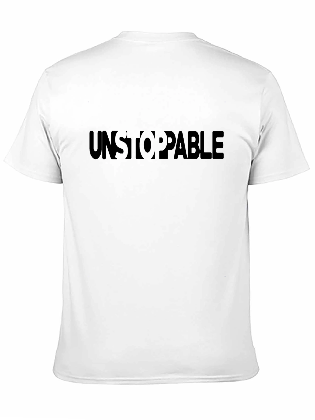 Unstoppable Black Crew Neck T-Shirt