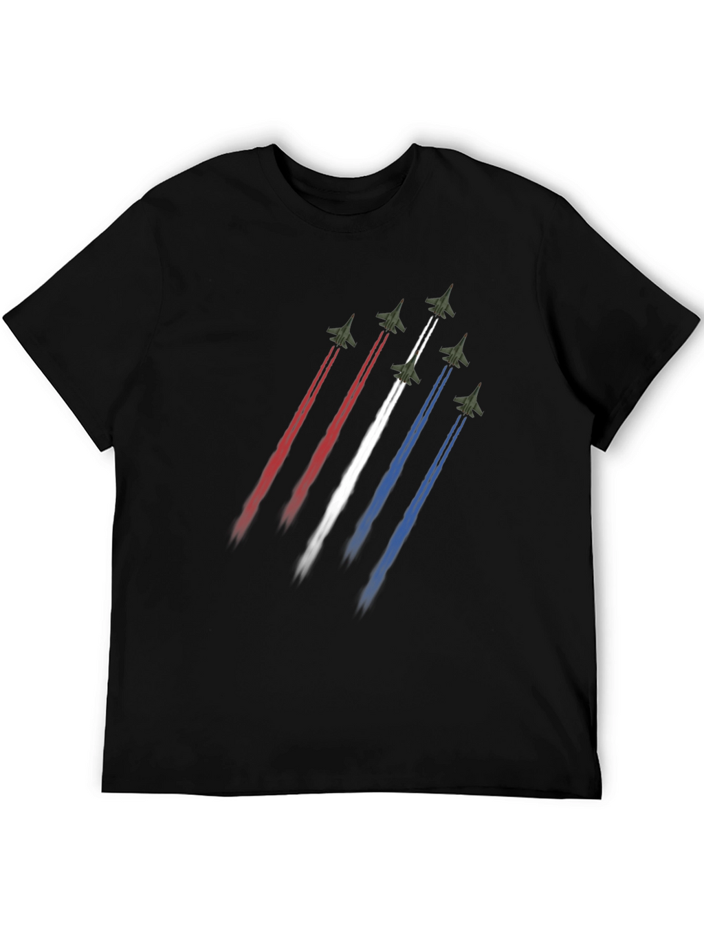 Jet Fighter Formation Graphic T-Shirt