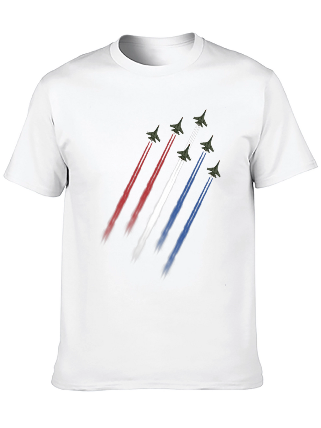 Jet Fighter Formation Graphic T-Shirt