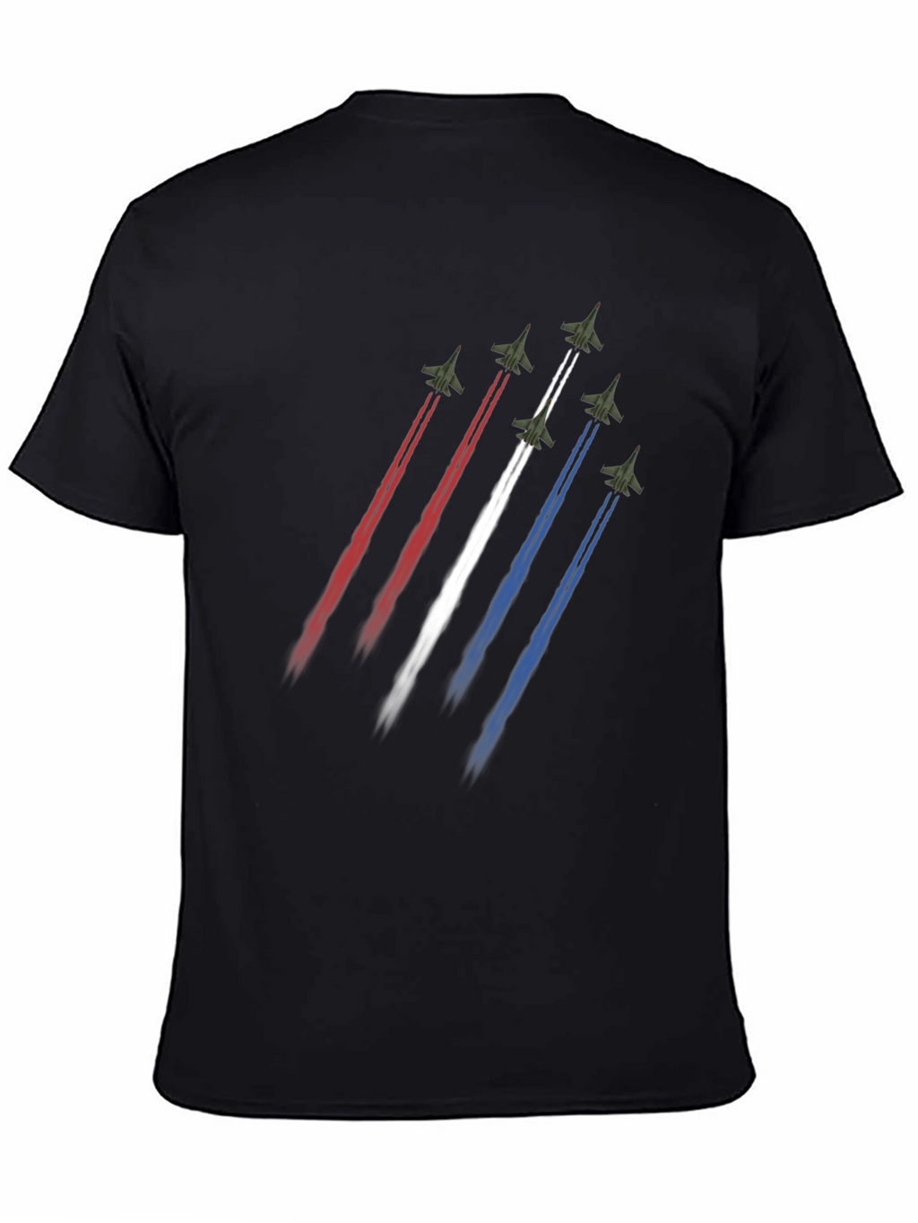 Jet Fighter Formation Graphic T-Shirt