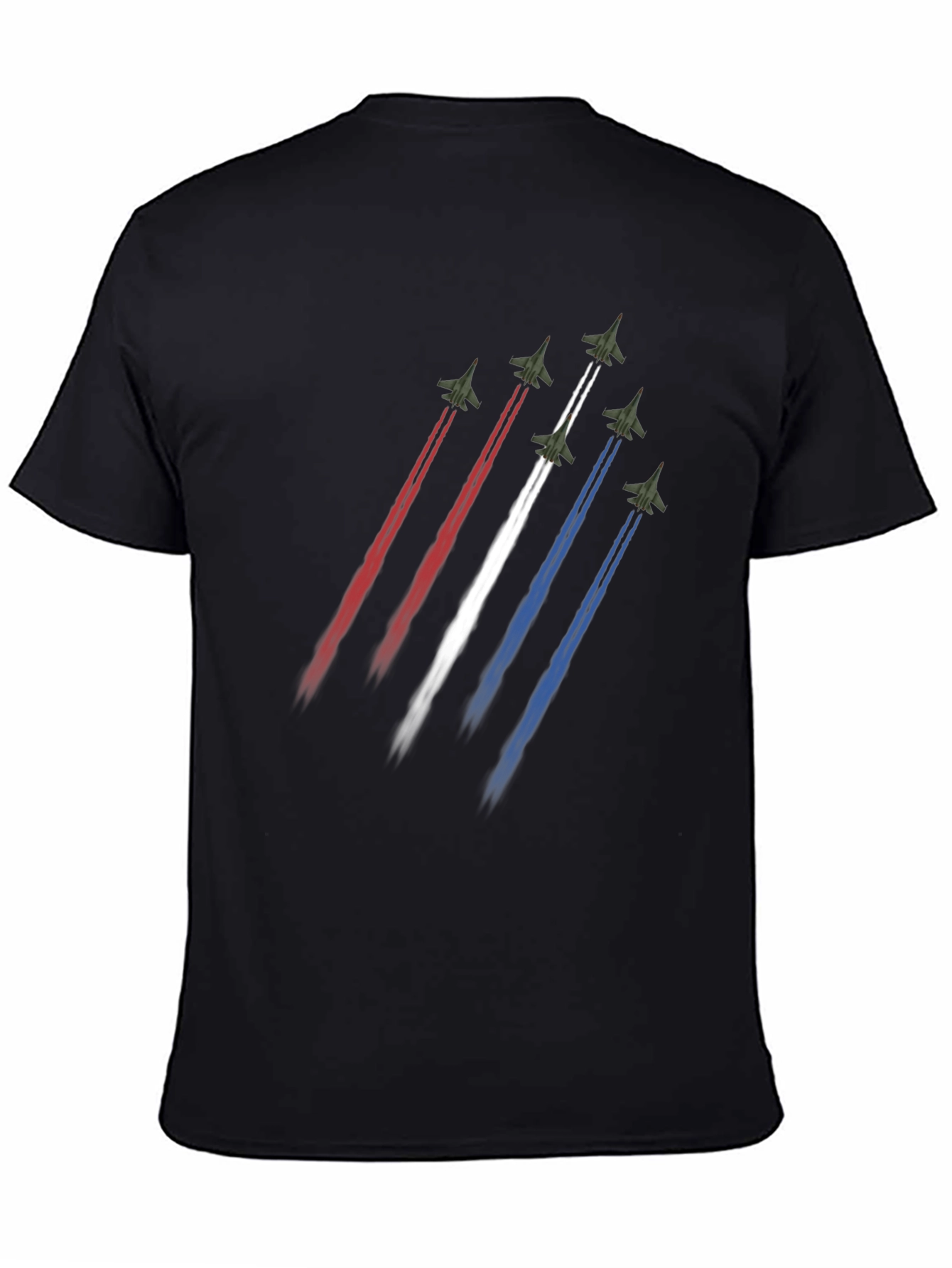 Jet Fighter Formation Graphic T-Shirt