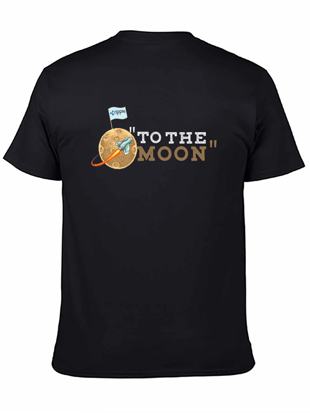 To the Moon Graphic Tee - Crypto Enthusiast Shirt