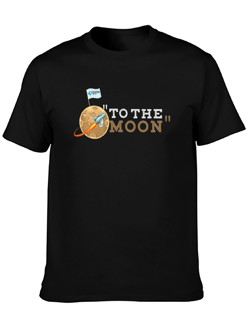 To the Moon Graphic Tee - Crypto Enthusiast Shirt