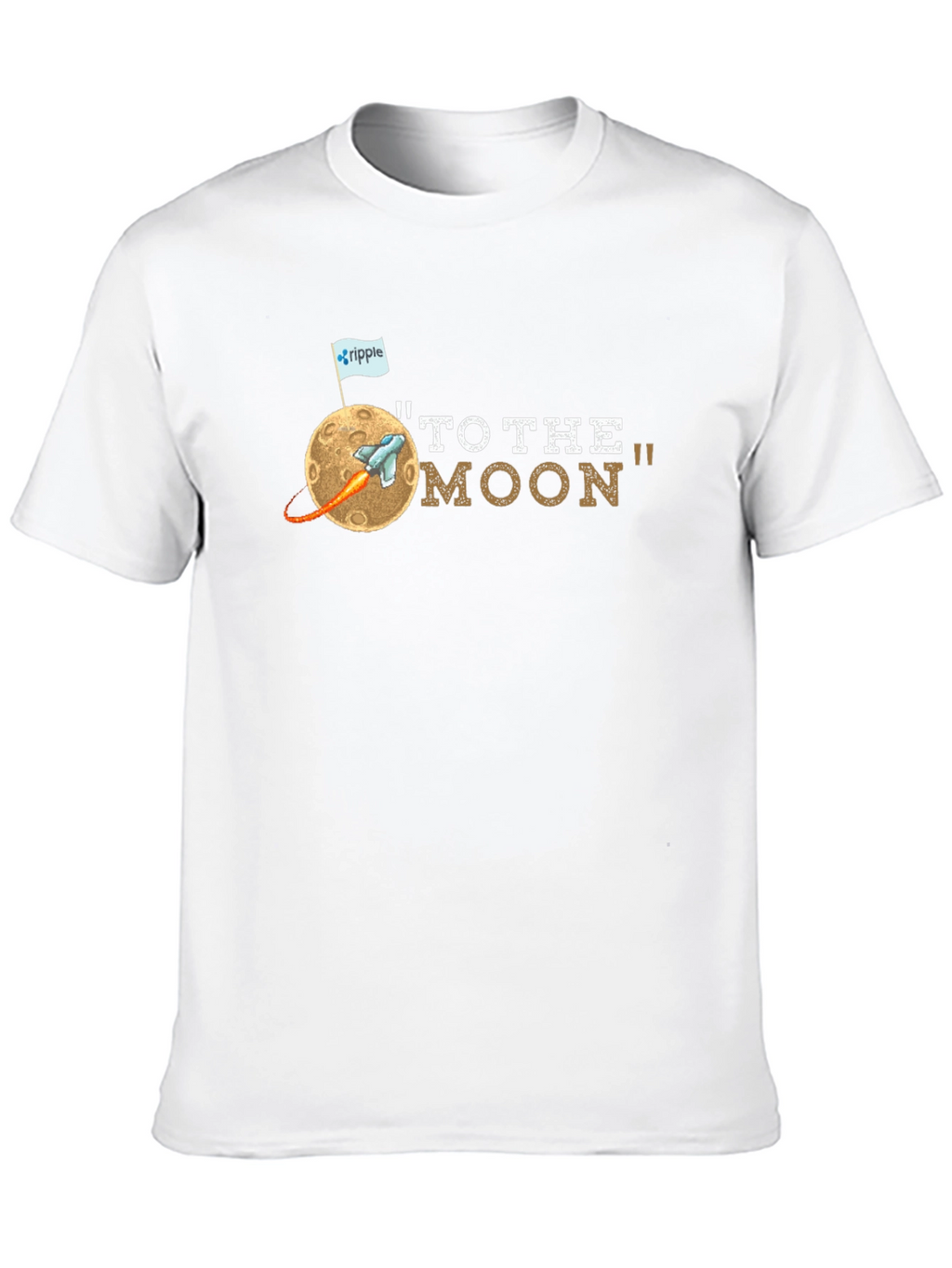 To the Moon Graphic Tee - Crypto Enthusiast Shirt