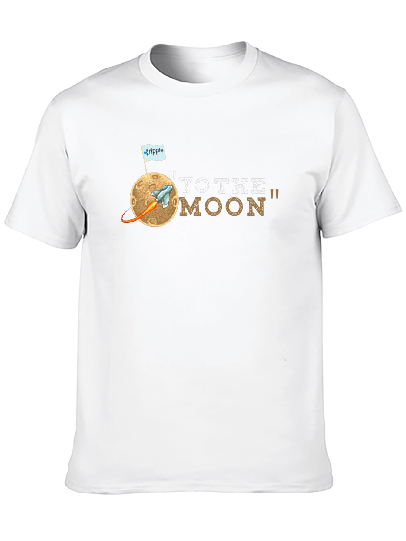 To the Moon Graphic Tee - Crypto Enthusiast Shirt