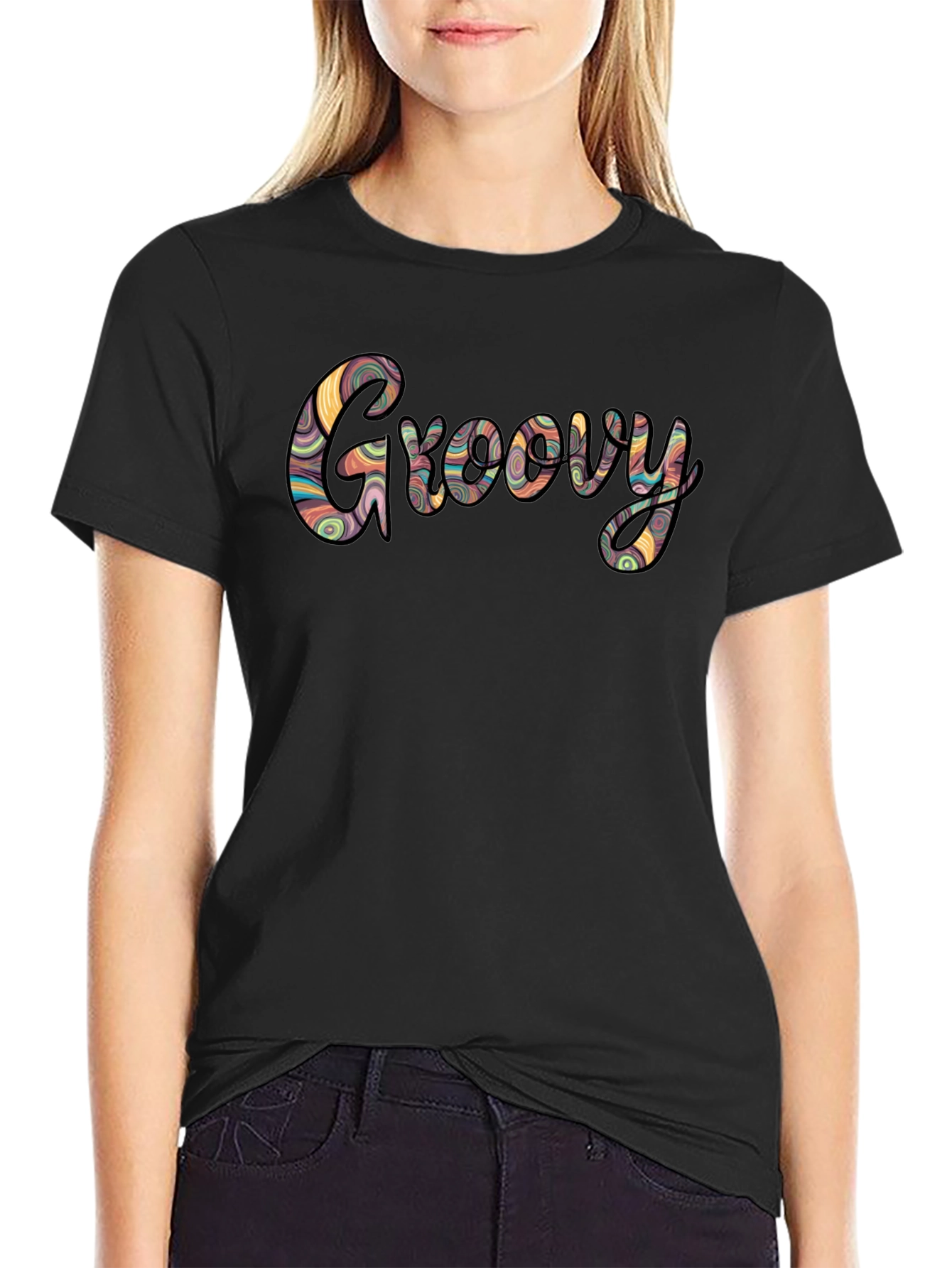 Groovy Retro Style Graphic Tee