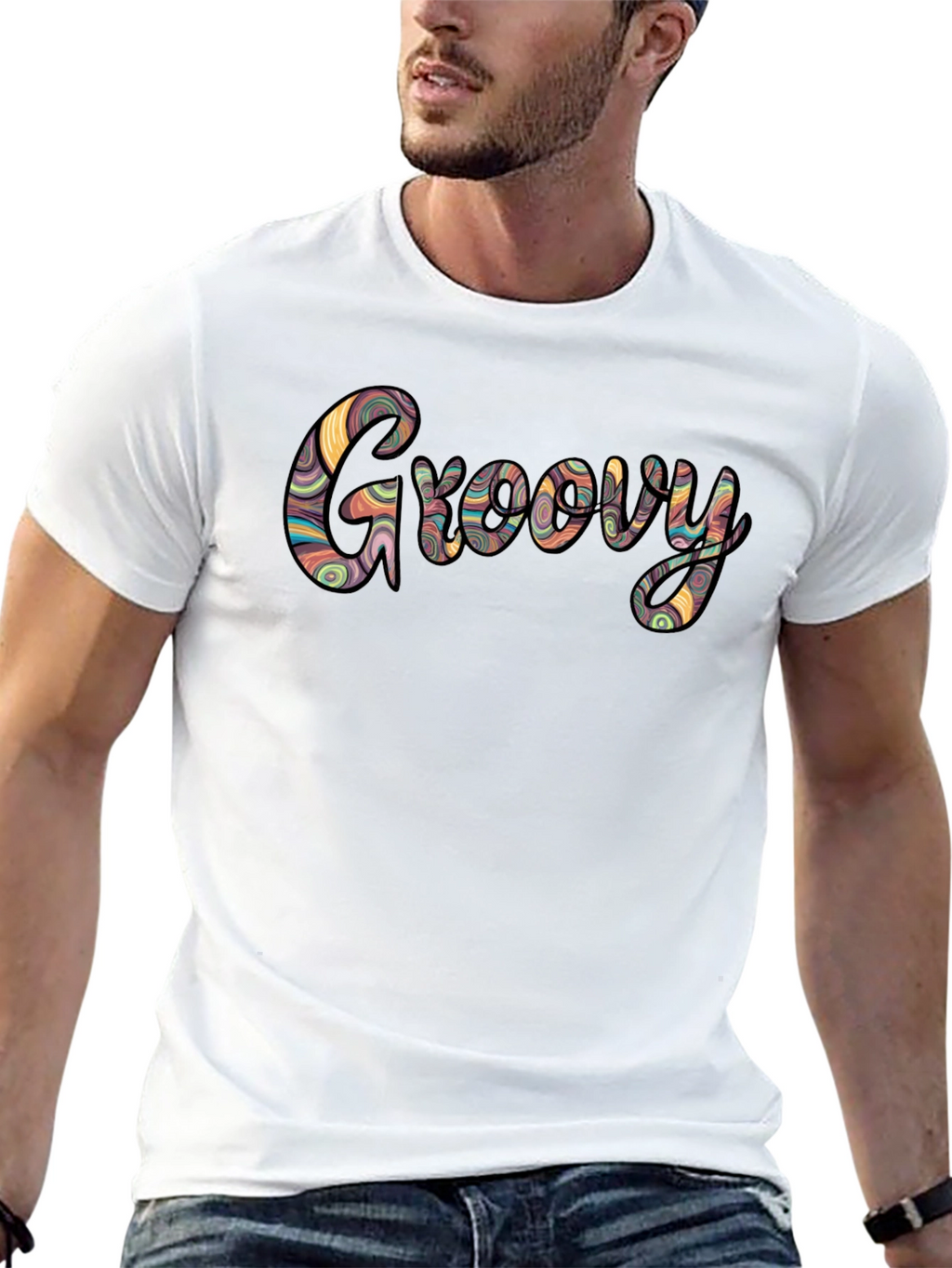 Groovy Retro Style Graphic Tee