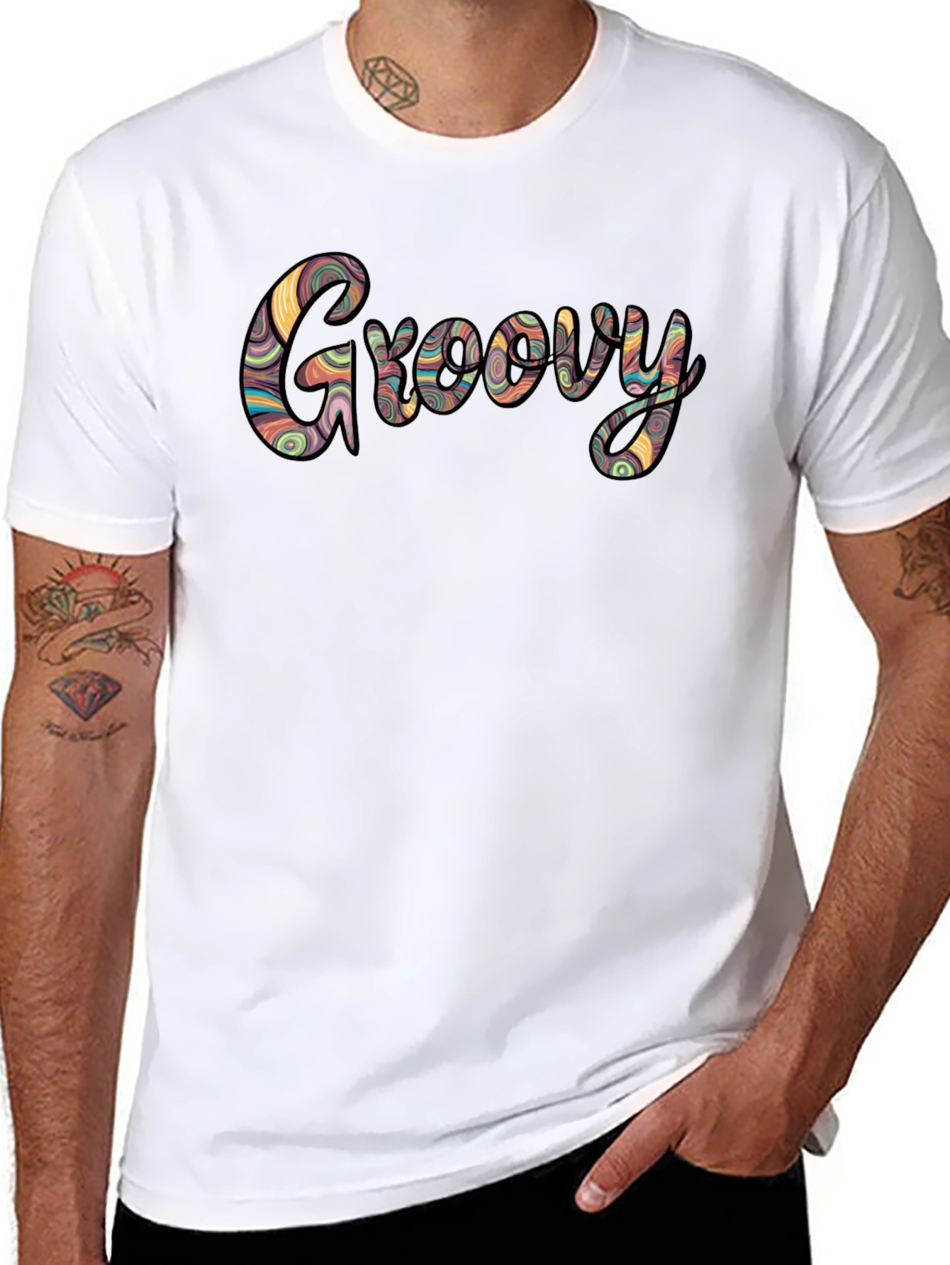 Groovy Retro Style Graphic Tee