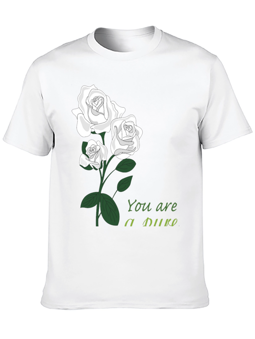 Floral You are a Duke Black T-Shirt