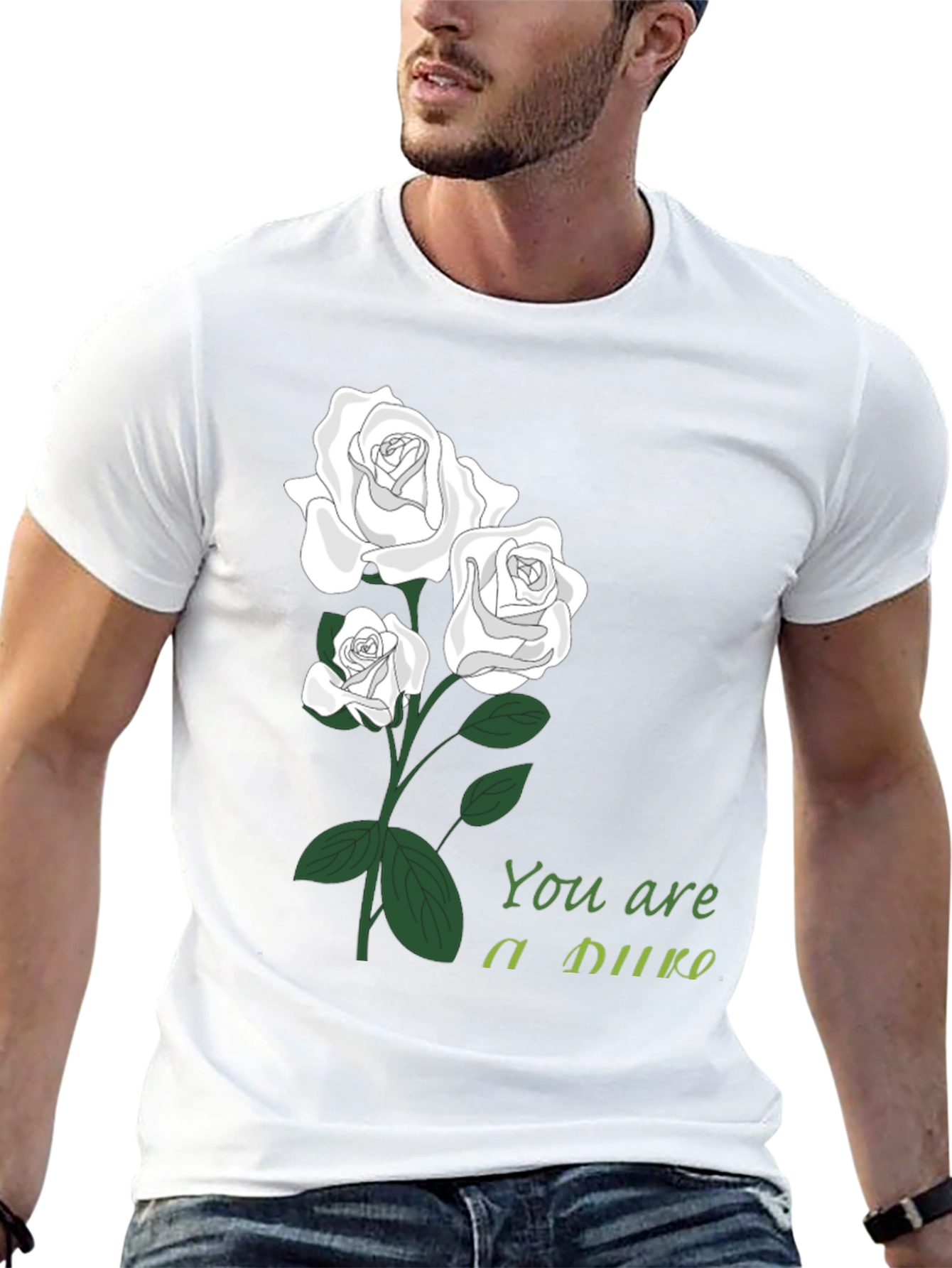 Floral You are a Duke Black T-Shirt