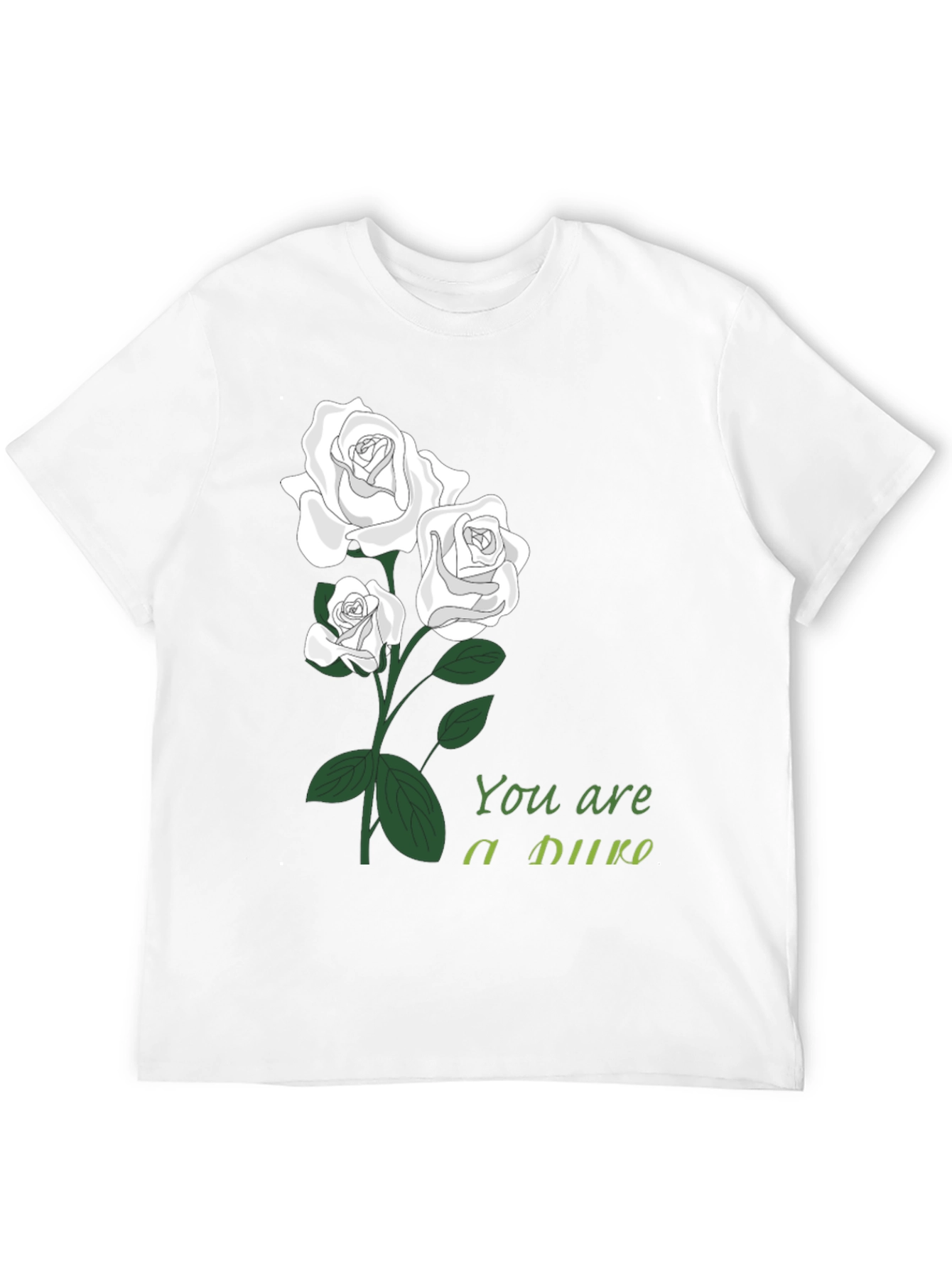 Floral You are a Duke Black T-Shirt