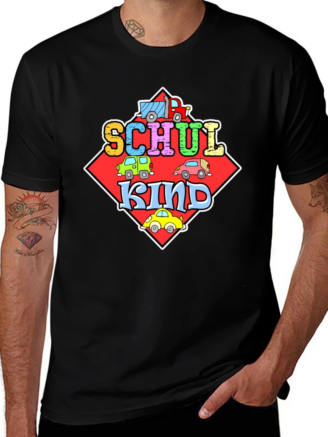 Schulkind Car T-Shirt