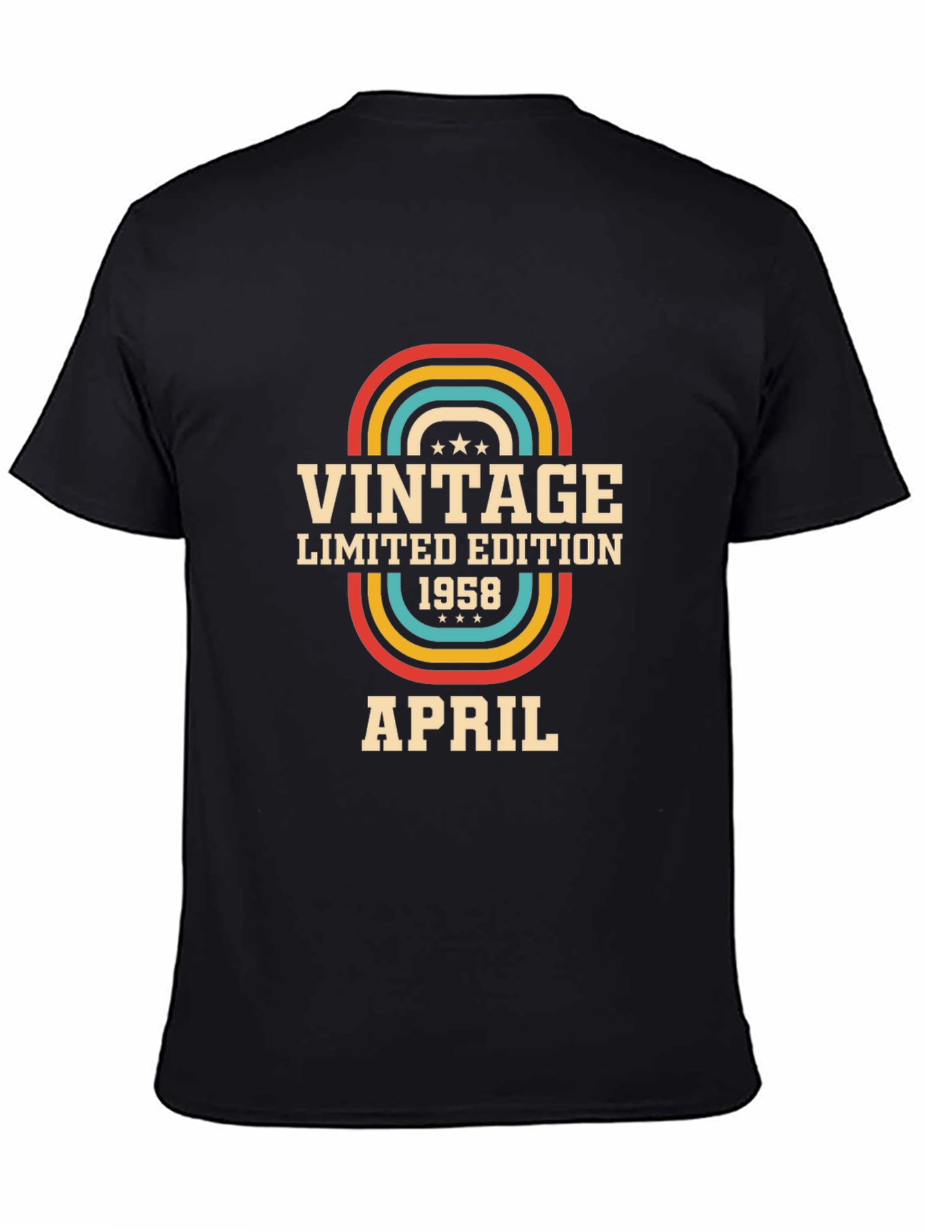 Vintage Limited Edition 1958 April Graphic T-Shirt