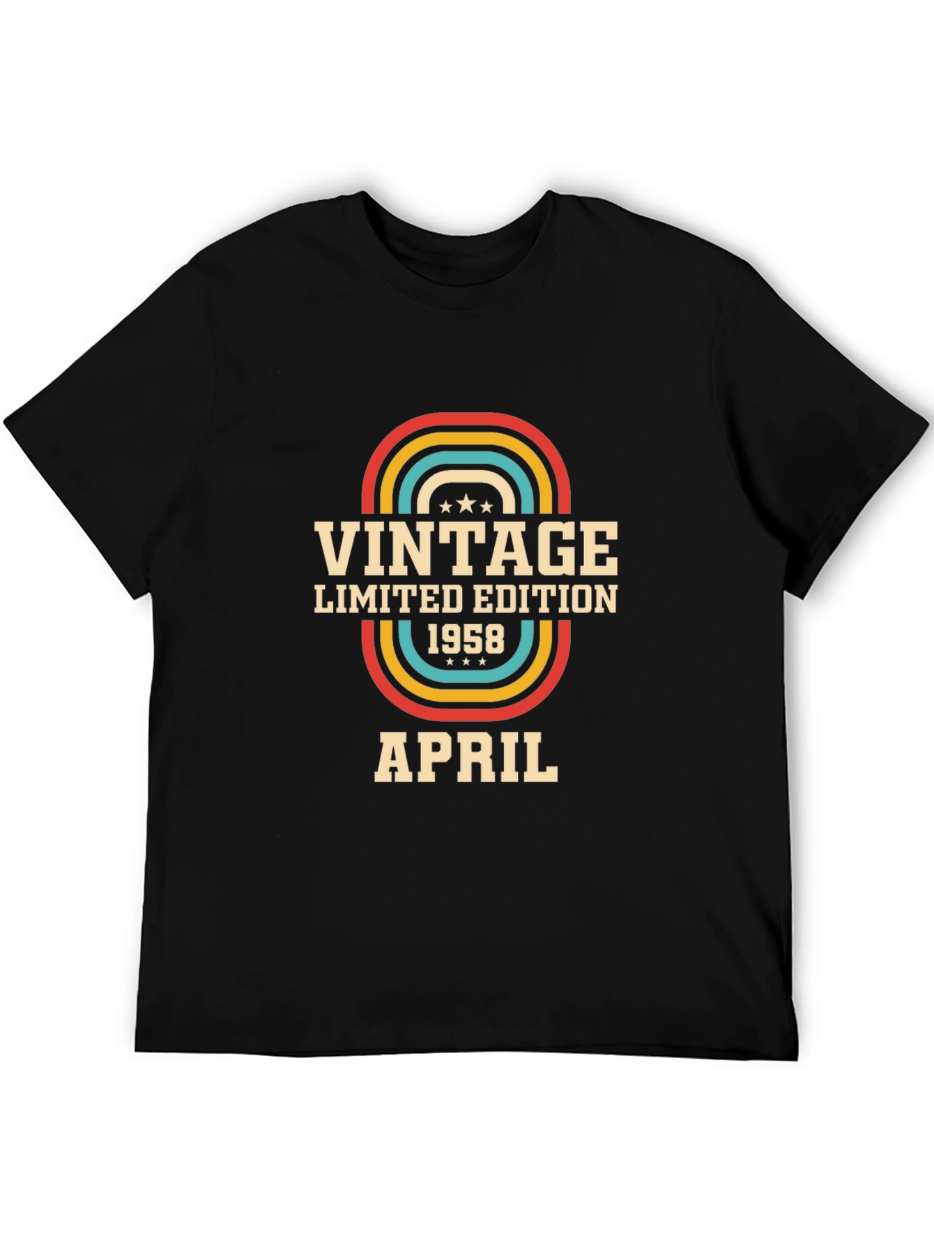 Vintage Limited Edition 1958 April Graphic T-Shirt
