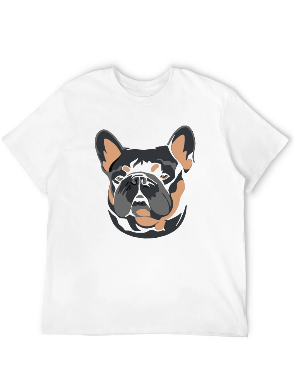 Black Dog Graphic T-Shirt - French Bulldog Design