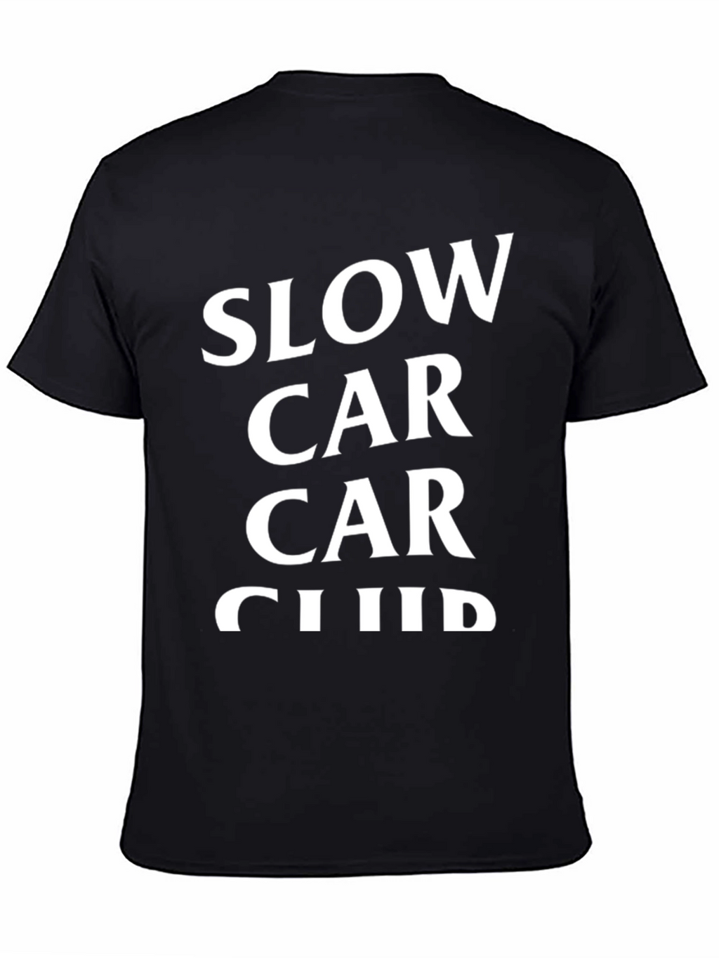 Slow Car Car Club Black Graphic Tee