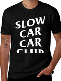 Slow Car Car Club Black Graphic Tee