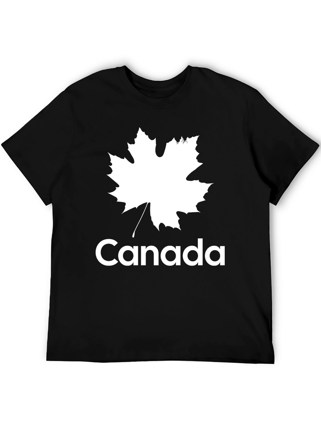 Canada Maple Leaf Black T-Shirt