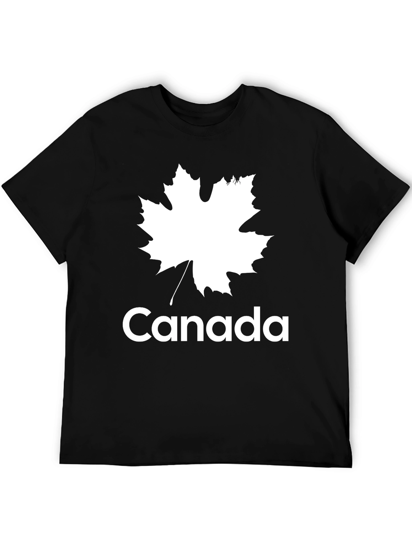 Canada Maple Leaf Black T-Shirt