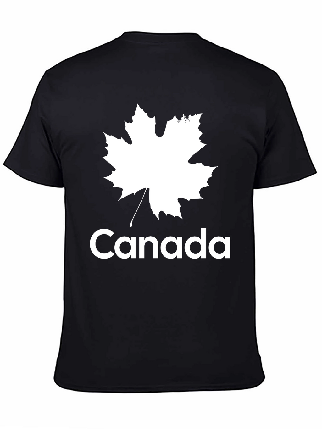 Canada Maple Leaf Black T-Shirt