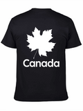 Canada Maple Leaf Black T-Shirt
