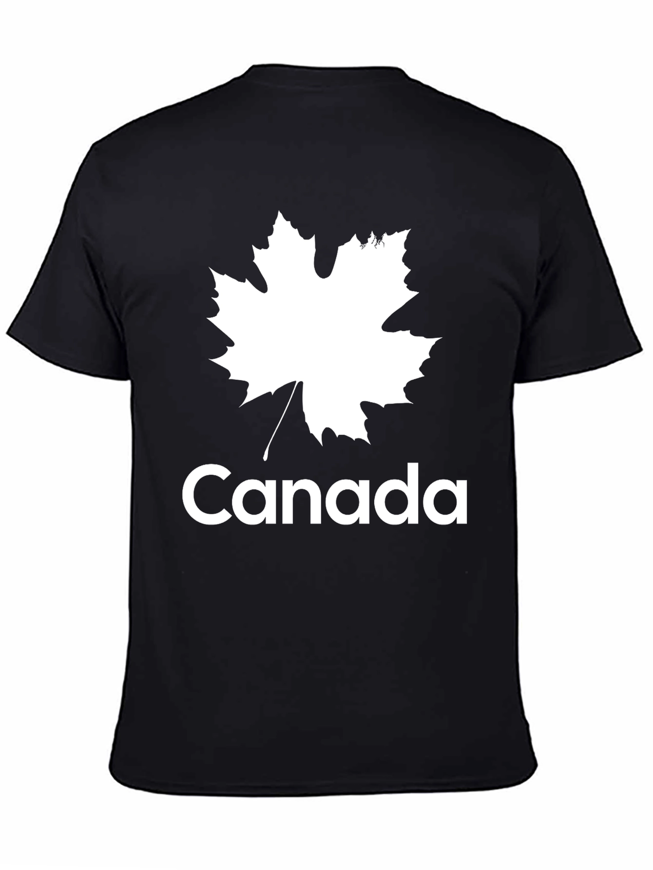 Canada Maple Leaf Black T-Shirt