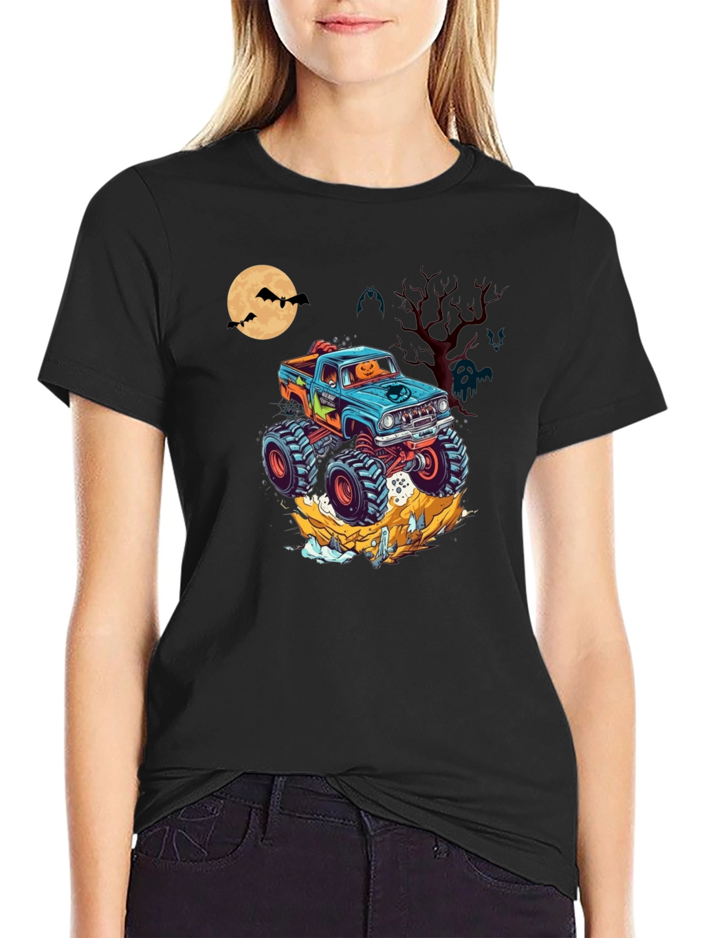 Halloween Monster Truck T-Shirt