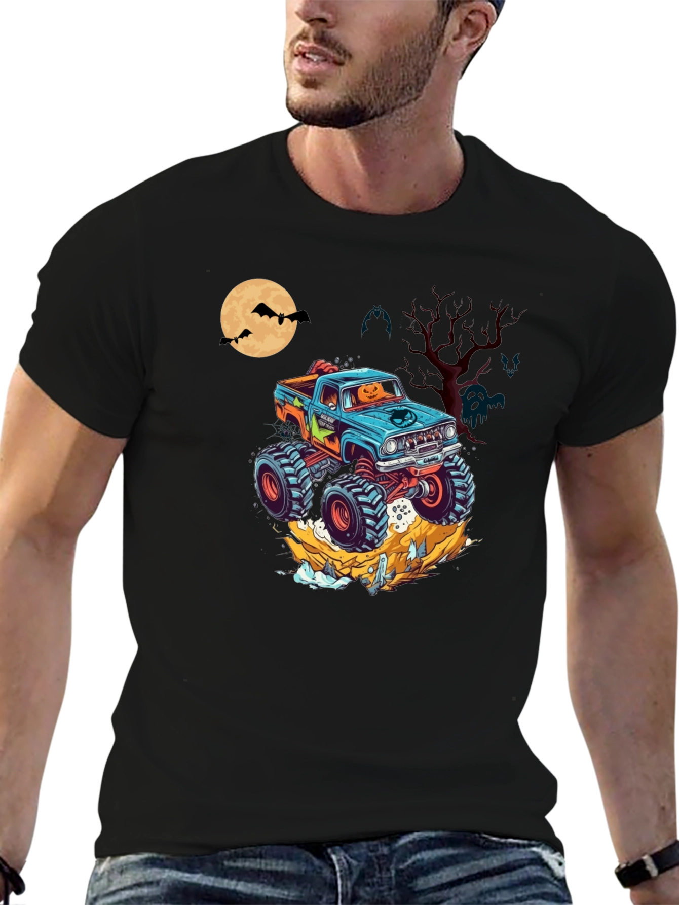 Halloween Monster Truck T-Shirt