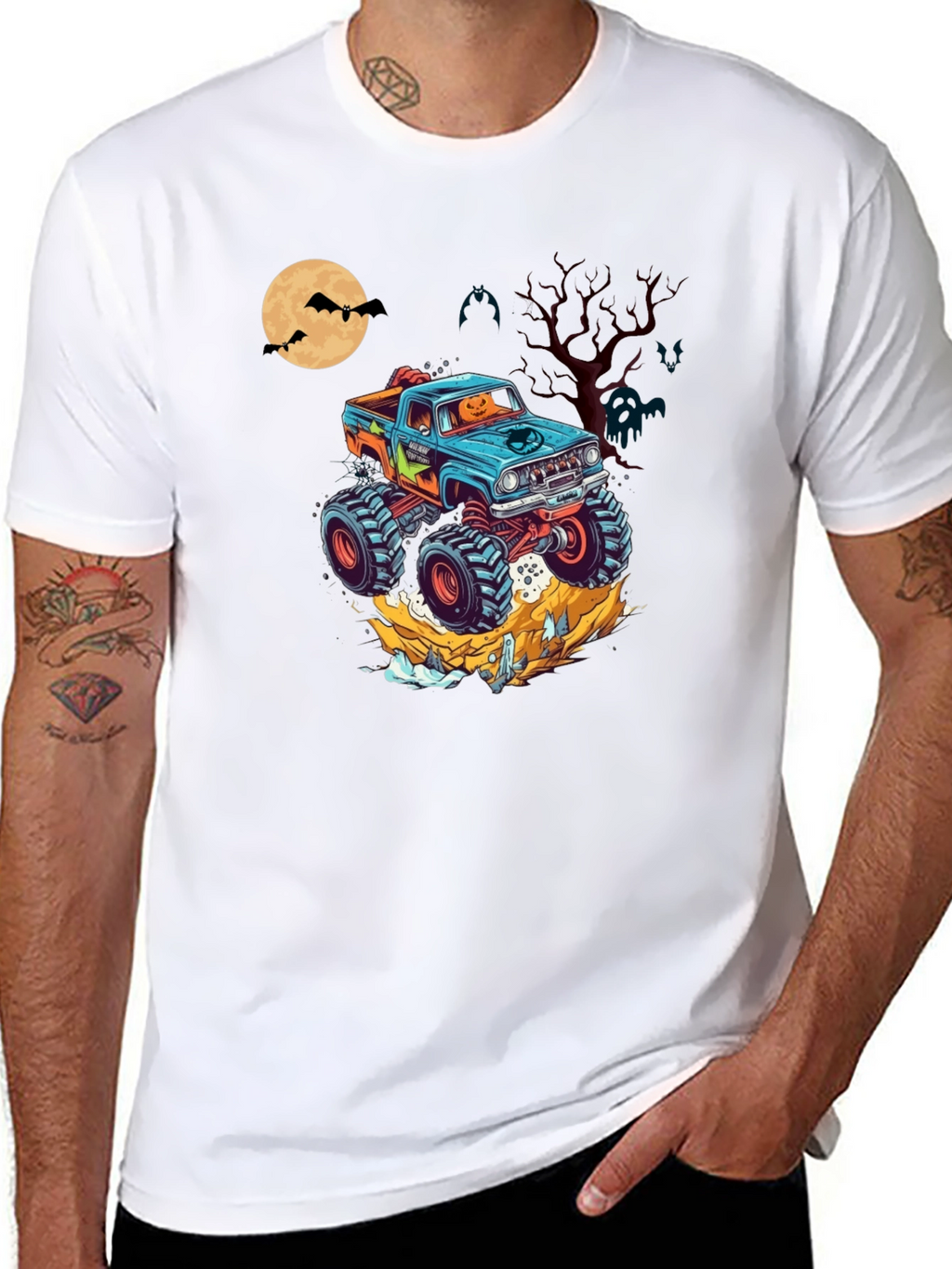 Halloween Monster Truck T-Shirt