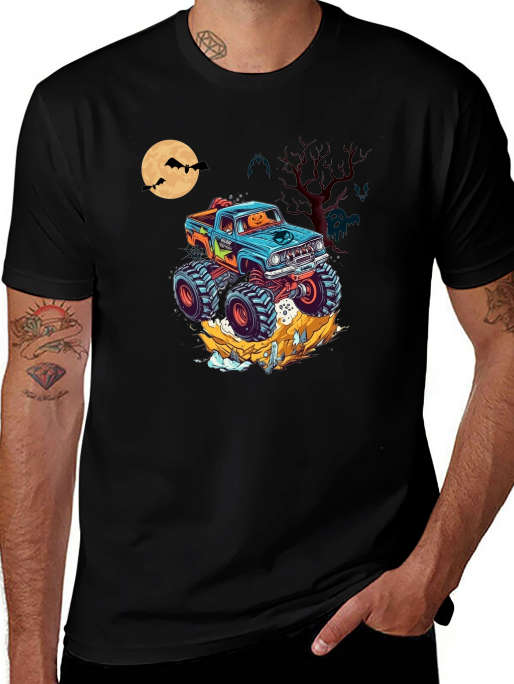 Halloween Monster Truck T-Shirt