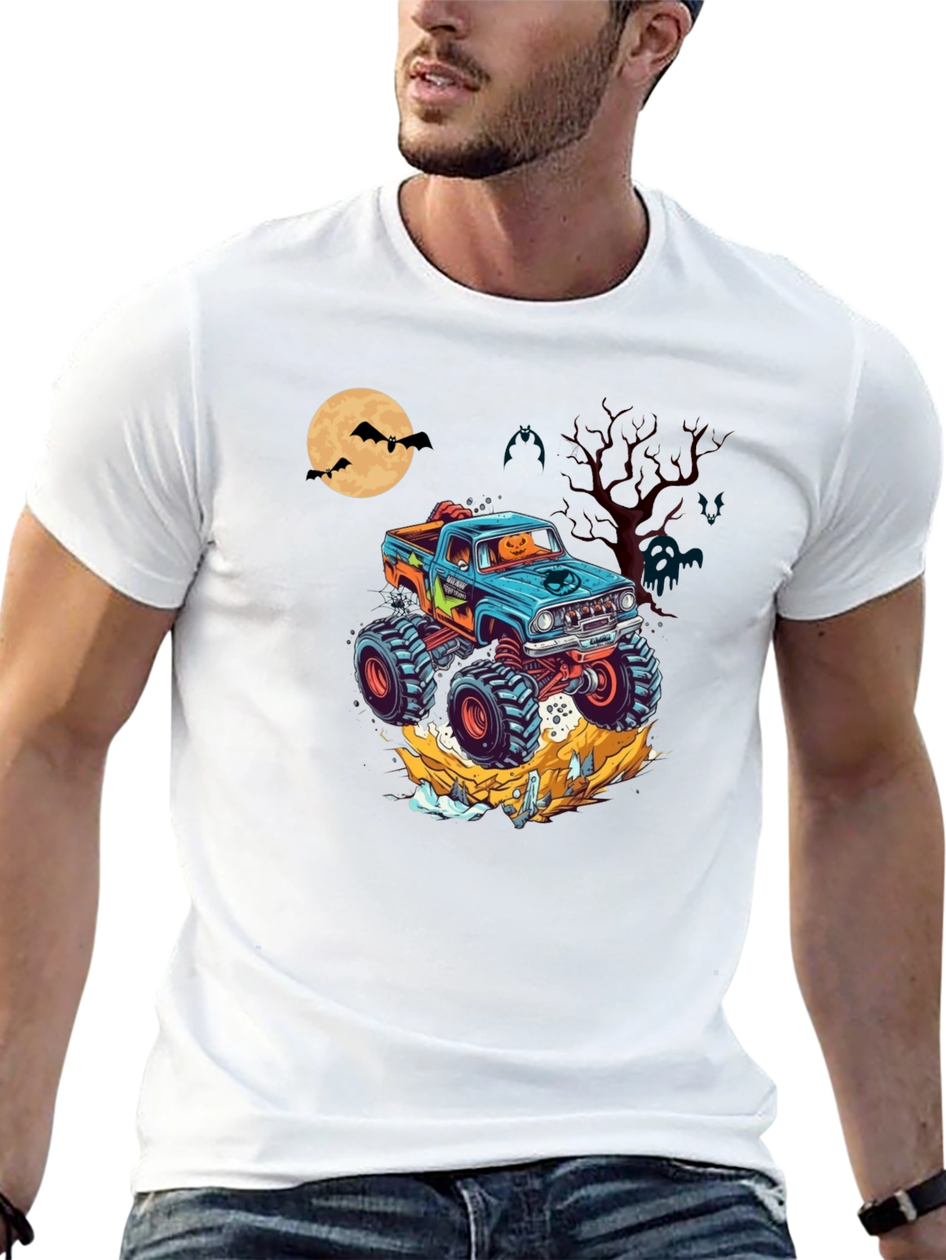 Halloween Monster Truck T-Shirt