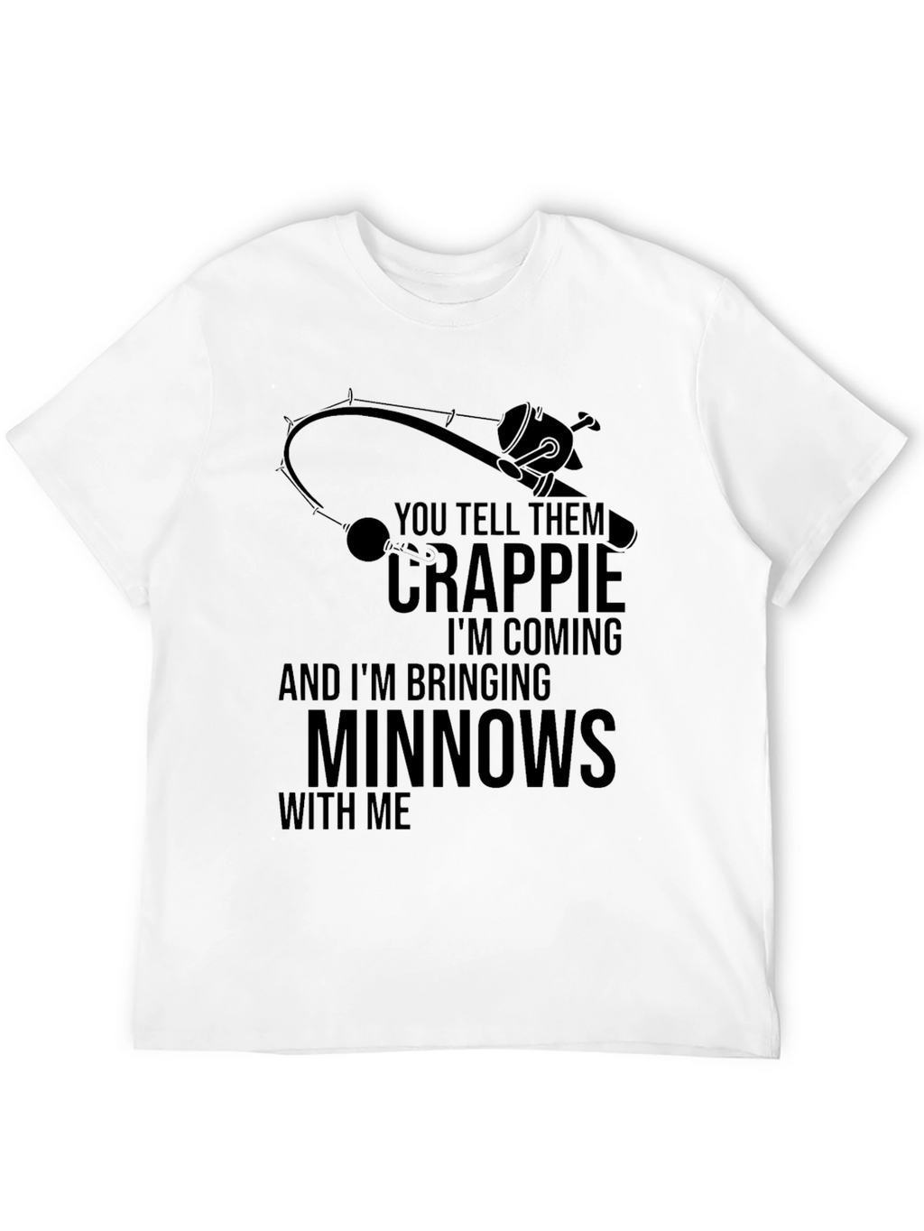 Crappie Fishing T-Shirt - Minnows